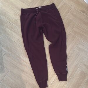 Maroon Jogger Sweatpants